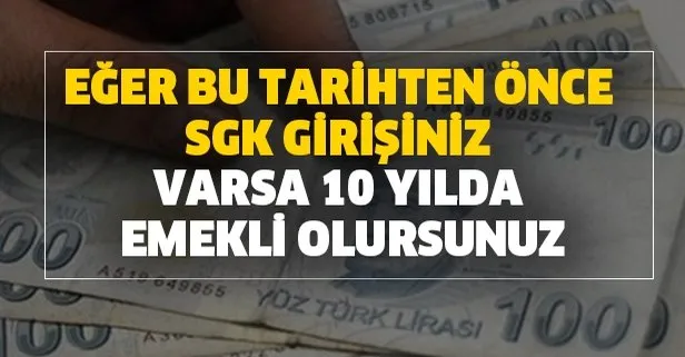 erken emekli olma mujdesi