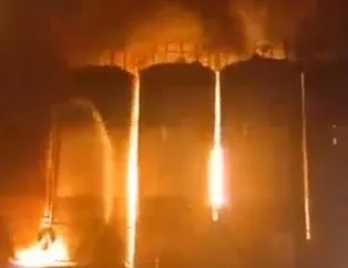 Mühimmat üretim tesisine saldırı sonrası patlama