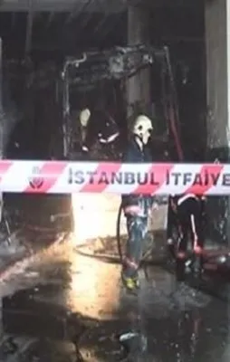 Esenler Otogarı'nda korkutan yangın
