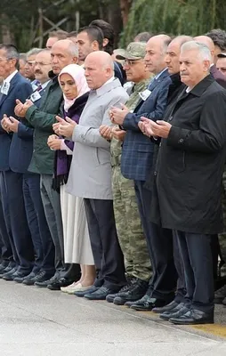 Başbakan şehitler için Erzurum'daki törene katıldı