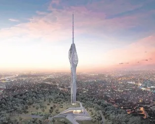 Çamlıca Kulesi yükseliyor