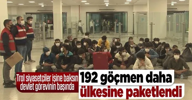Türkiye’ye yasa dışı yollardan giren 192 düzensiz göçmen ülkelerine gönderildi