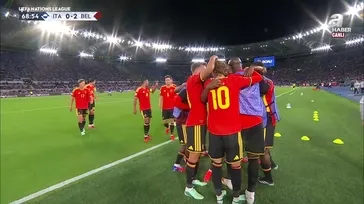 Belçika'nın İtalya'ya attığı ikinci gol! Lukebakio'nun 2-0 yapan golü ve o anlar