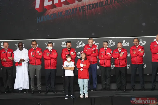Başkan Erdoğan TEKNOFEST'te! Aziz Sancar ve öğrencilerle birlikte gösteriyi izledi - 24