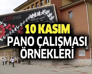 10 Kasım pano çalışması örnekleri - 10 Kasım Atatürkü Anma Günü panoları