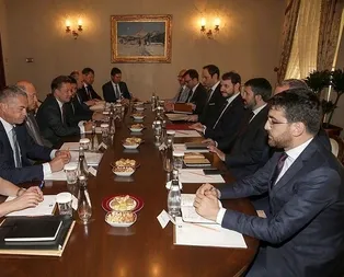 Bakan Albayrak, Gazprom heyetini kabul etti