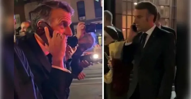 ABD'de Macron Trump'ın konvoyu nedeniyle New York sokaklarında mahsur kaldı