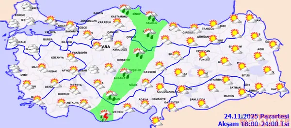 Şimşek, sağanak ve kar geliyor! Meteoroloji’den 18 kente kritik uyarı: 48 saat sürecek… - 12