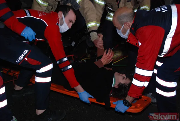 Anne ve kızı devrilen otomobilde sıkıştı! Zamanla yarış... - 7