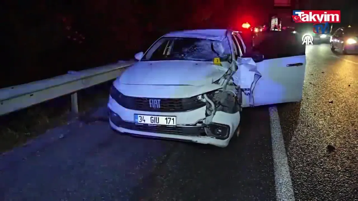 Otomobilin çarptığı kişi hayatını kaybetti