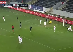 GOL: Çorum FK 0 - 5 Alanyaspor | Steve Mounie