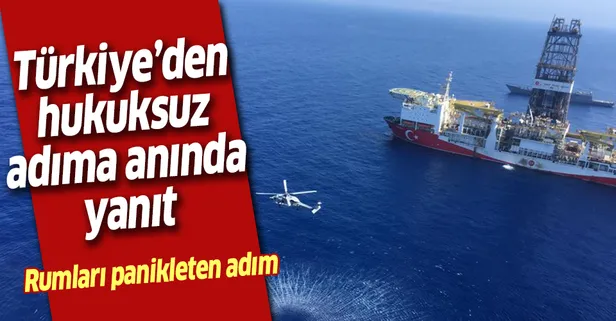 Türkiye'den Doğu Akdeniz'de Rumların hukuksuz adımlarına uyarı mesajı