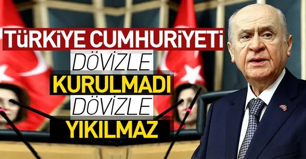 MHP Genel Başkanı Devlet Bahçeli seçim beyannamesini açıkladı