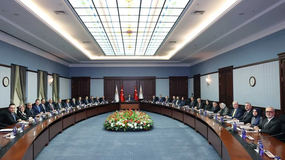 Başkan Erdoğan liderliğinde toplanıyor: AK Parti MYK'da gündem Terörsüz Türkiye'de yasal düzenleme