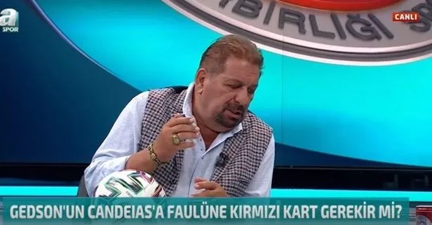 Erman Toroğlu, Gençlerbirliği-Galatasaray maçındaki Gedson-Candeias mücadelesini yorumladı: Net kırmızı kart