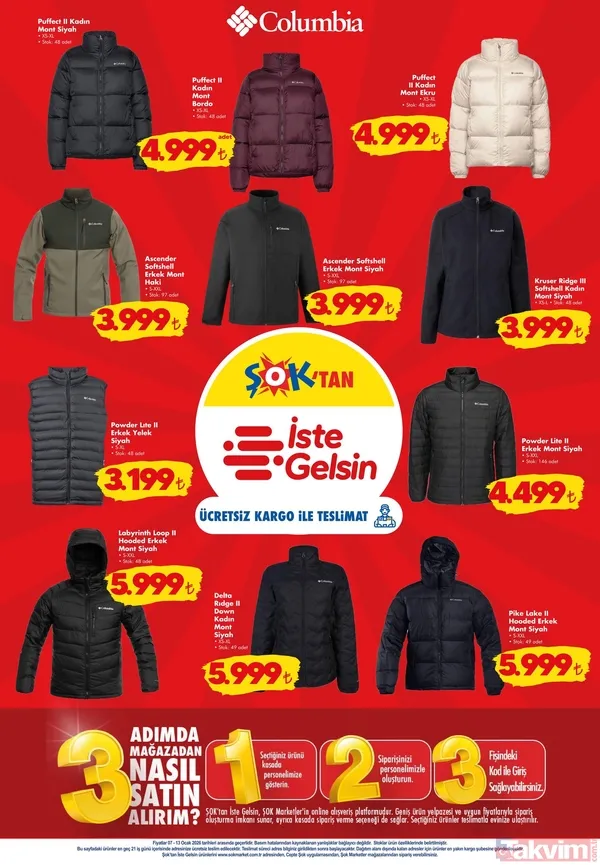 ŞOK Aktüel 7 Ocak 2026 kataloğu! Columbia mont ve buharlı temizlik makinesi geliyor - 8