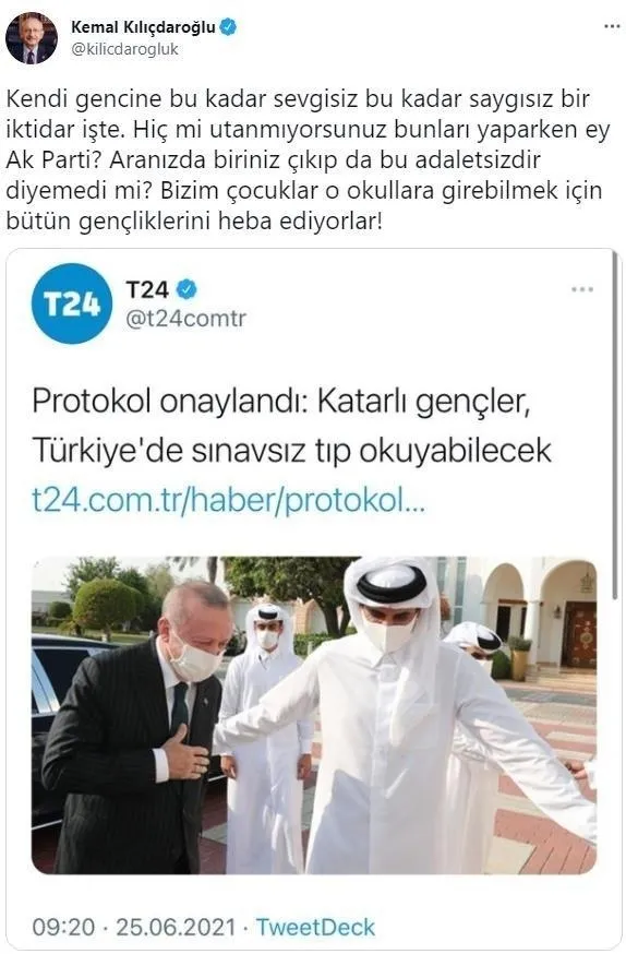 Kemal Kılıçdaroğlu'nun kirli 'Katar' iftirasına karşı gerçekler: Gençlerin zihnini bulandırdı, özür dilemedi ve yalanını sürdürdü-2