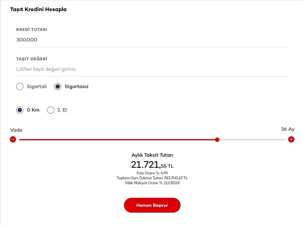 araba-almak-isteyene-2024te-odeme-firsati-vakifbank-ziraat-is-bankasi-garanti-400000-tl-tasit-kredisinin-aylik-1698414414105.jpg Araba almak isteyene 2024'te ödeme fırsatı; Vakıfbank, Ziraat, İş Bankası, Garanti 400.000 TL taşıt kredisinin aylık taksit tutarları belirlendi!-5