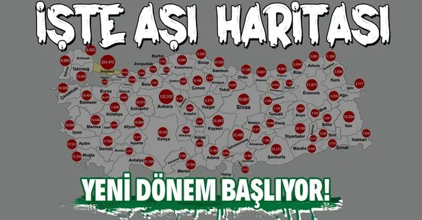 Sağlık Bakanı Fahrettin Koca aşı haritasını paylaştı! Canlı takip edilebilecek