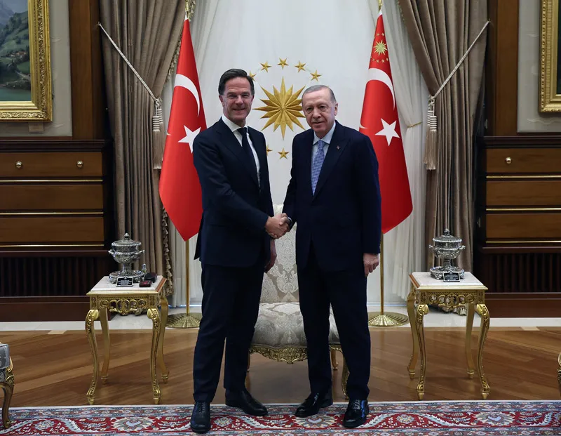 Başkan Erdoğan ve Rutte (Takvim Foto Arşiv)