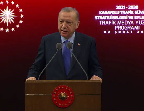 SON DAKİKA: Başkan Erdoğan'dan Trafik Medya Ödülleri Programı"nda önemli açıklamalar-9
