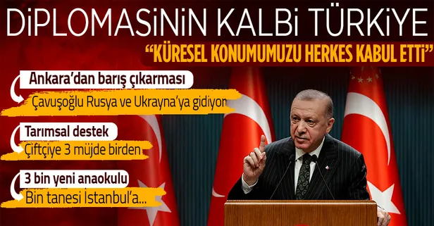Son dakika: Başkan Recep Tayyip Erdoğan'dan Kabine toplantısı sonrası kritik açıklamalar