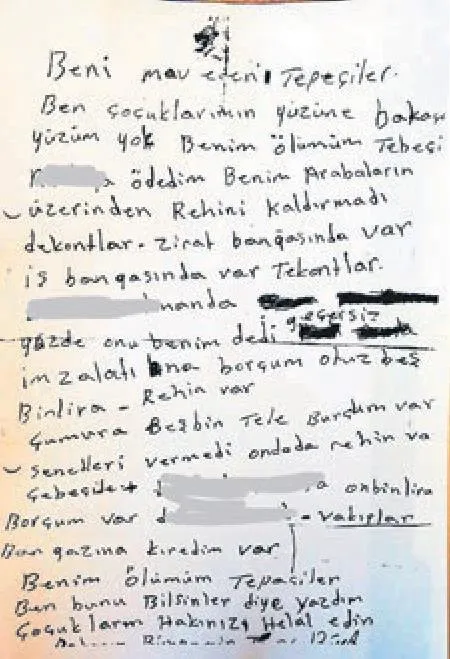 Ankara'da korkunç olay! Tefecilerin ağına düşen taksici intihar etti-3