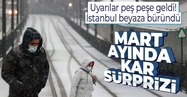 SON DAKİKA: İstanbul’da kar yağışı başladı! Yola çıkacaklar dikkat: Meteorolojiden kritik uyarı | İşte il il 24 mart hava durumu raporu