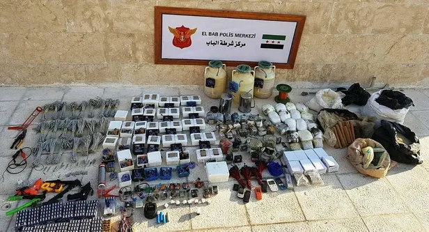 Son dakika: Jandarma ve MİT'ten ortak operasyon! Suriye Bab'da 1 ton patlayıcı ele geçirildi-1