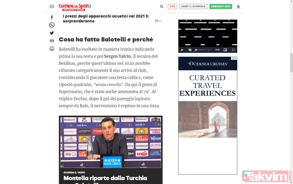 Beşiktaş-Adana Demirspor maçındaki bomba hareket dış basında: Balotelli'den 8 yıl sonra intikam! - 5