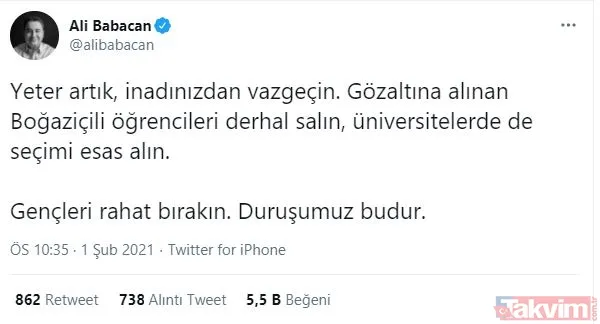Terör örgütlerinin Boğaziçi üzerinden yaptığı provokasyona çanak tuttular! Kervana Ümit Nazlı Boyner de katıldı - 19