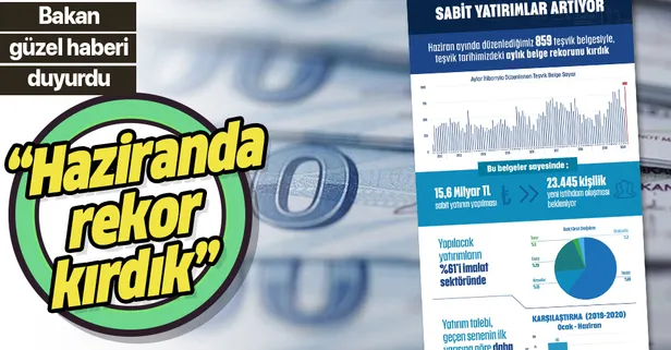 Son dakika: Sanayi ve Teknoloji Bakanı Mustafa Varank duyurdu: Haziranda rekor kırdık