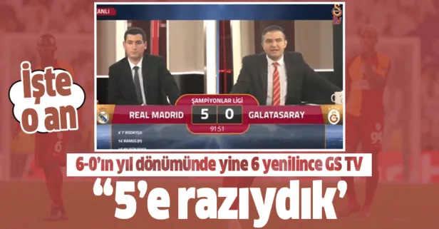 Galatasaray TV spikerinden Real Madrid maçı sırasında şok sözler: 5’e razıydık