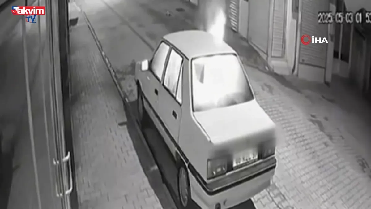 Konya Ereğli’de kundaklama: 4 araç yandı!