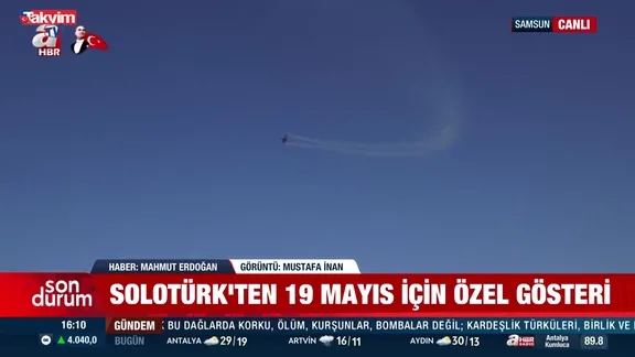 SOLOTURK Samsun semalarında yükseldi!