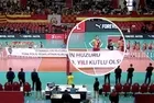 Galatasaraylı voleybolcu İlkin Aydın'dan skandal hareket! Türk Polis Teşkilatı pankartını tutmadı sosyal medyadan tepki yağdı