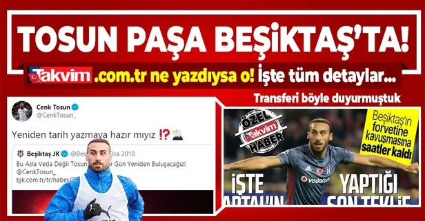 Beşiktaş, Cenk Tosun transferinde mutlu sona ulaştı! Everton ile anlaşma tamam