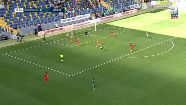 İskenderunspor 0-1 Alagöz Holding Iğdır FK (GOL: Suat Kaya)