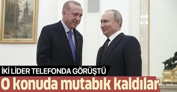 Son dakika: Başkan Erdoğan, Rusya lideri Putin ile görüştü! Gündem Libya ve Suriye...