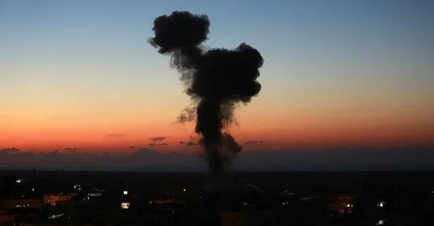 Son dakika: İsrail'den Gazze'ye hava saldırısı