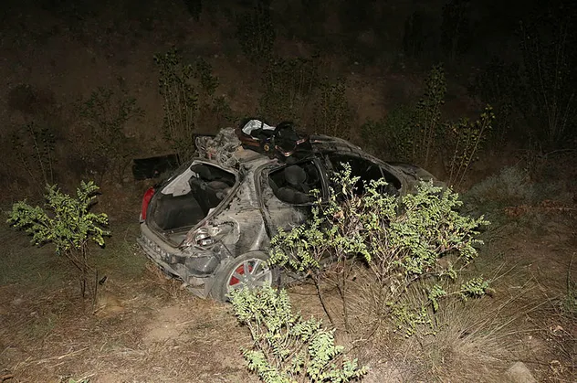 Son dakika: Çankırı'da feci kaza! 150 metrelik uçurumdan yuvarlandı