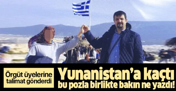 Yunanistan'a kaçtı! Bu pozla birlikte bakın ne yazdı