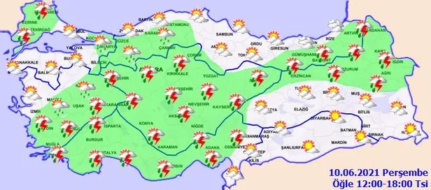 HAVA DURUMU | Meteorolojiden İstanbul ve birçok il için gök gürültülü sağanak uyarısı!-3