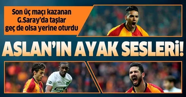 Son üç maçı galip bitiren Galatasaray’da gözle görülür bir değişim yaşanıyor