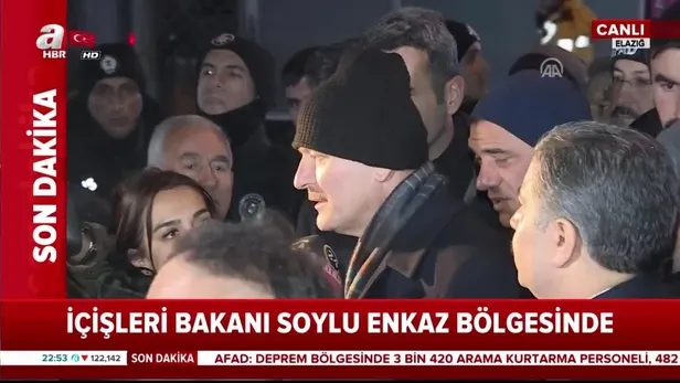Son dakika: Bakan Soylu: Enkaz altında iki vatandaşımızın sesini duyduk-1
