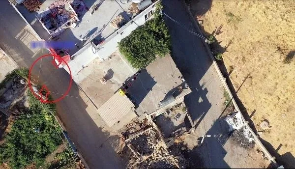 Bu kez kaçamadılar! Kaçak elektirik kullananlar drone ile tespit edildi-1