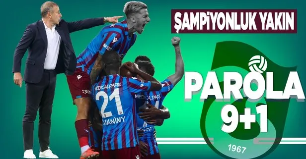 Trabzonspor’un şampiyonluk formülü 9+1! 13 haftada 9 galibiyet ve 1 beraberlik alırsa kupayı alıyor