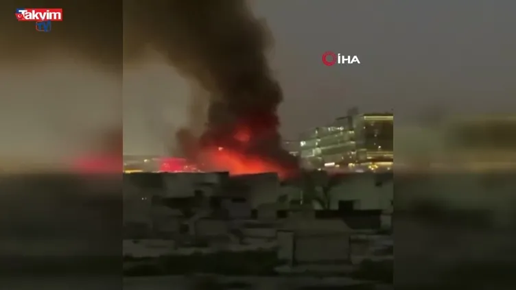 Bakırköy’de kumaş baskı fabrikasında yangın