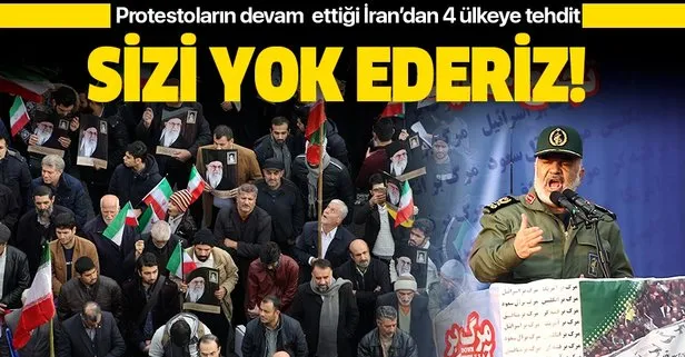 İran'dan 4 ülkeye tehdit! Sizi yok ederiz