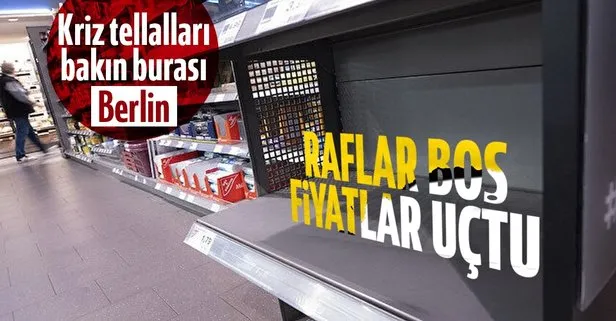 Berlin‘de ayçiçek yağı krizi: Raflar boş kaldı
